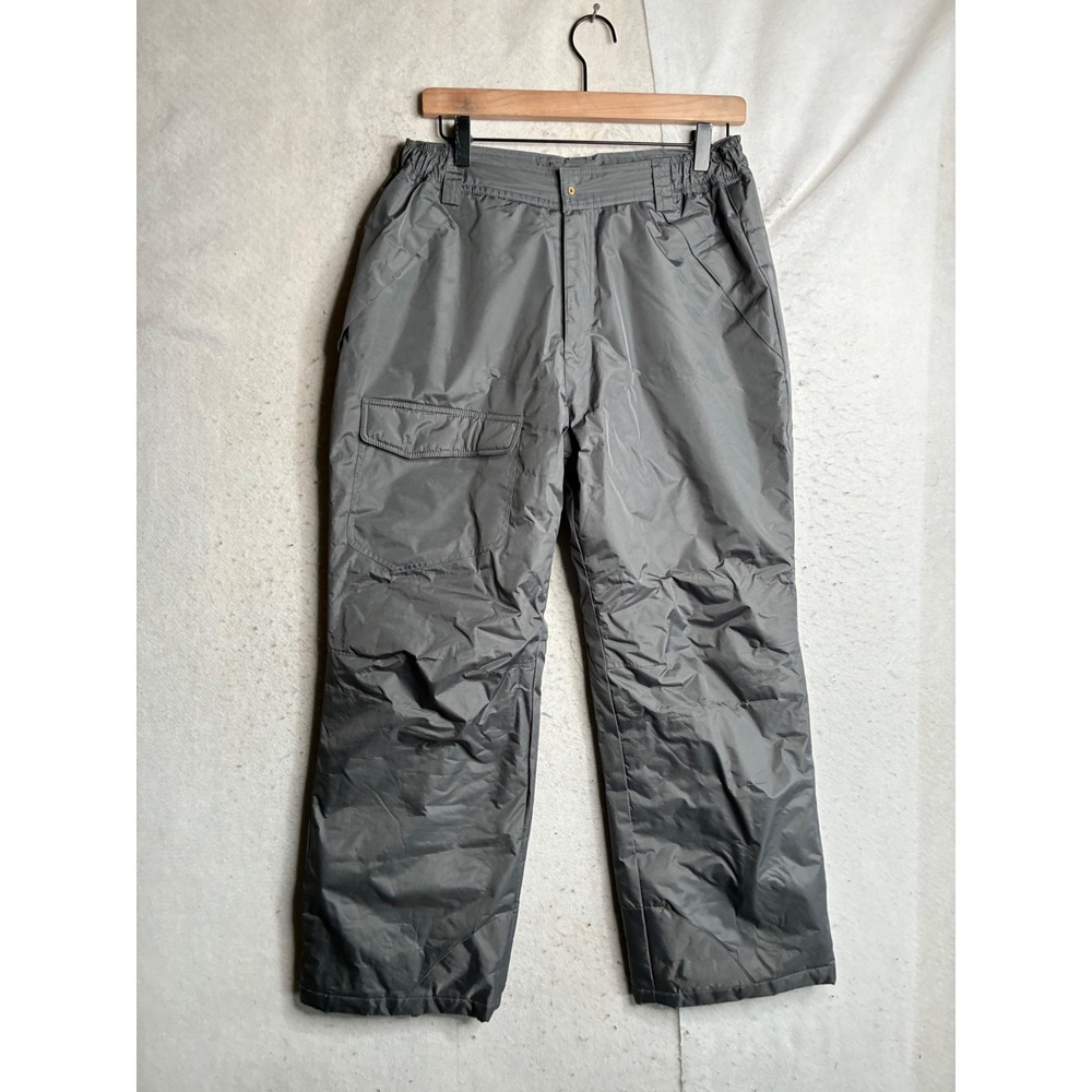 Vertical 9 Boys Snow Pants Gray Insulated Ski Snowboard Cargo XL 14/16